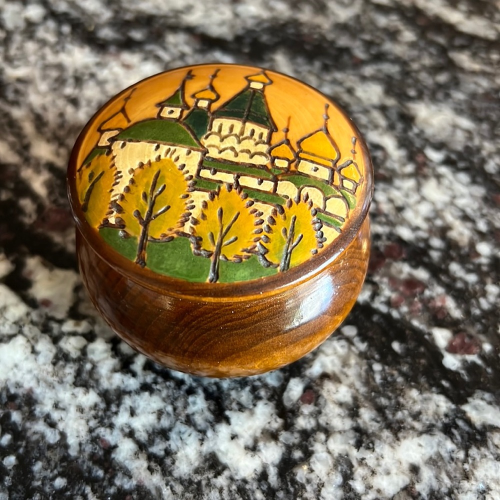 Small Wooden Trinket Box